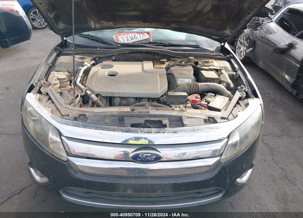 2012 FORD FUSION HYBRID VIN: 3FADP0L37CR199349