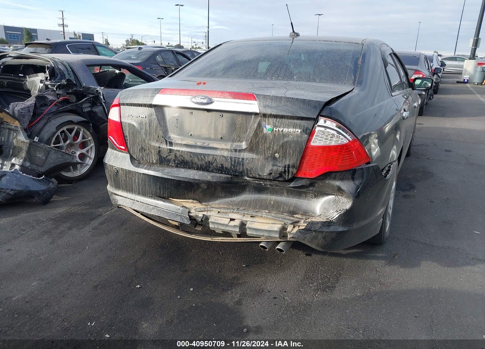 2012 FORD FUSION HYBRID VIN: 3FADP0L37CR199349