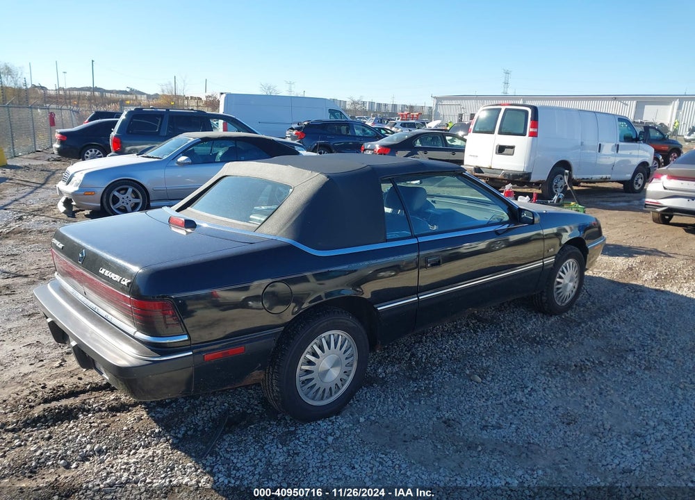 1991 CHRYSLER LEBARON LX VIN: 1C3XJ5539MG160777
