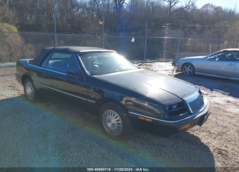 1991 CHRYSLER LEBARON LX VIN: 1C3XJ5539MG160777
