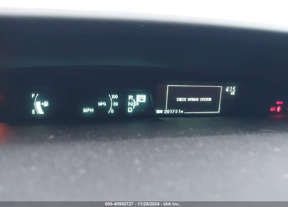 2011 TOYOTA PRIUS TWO VIN: JTDKN3DU5B0298234