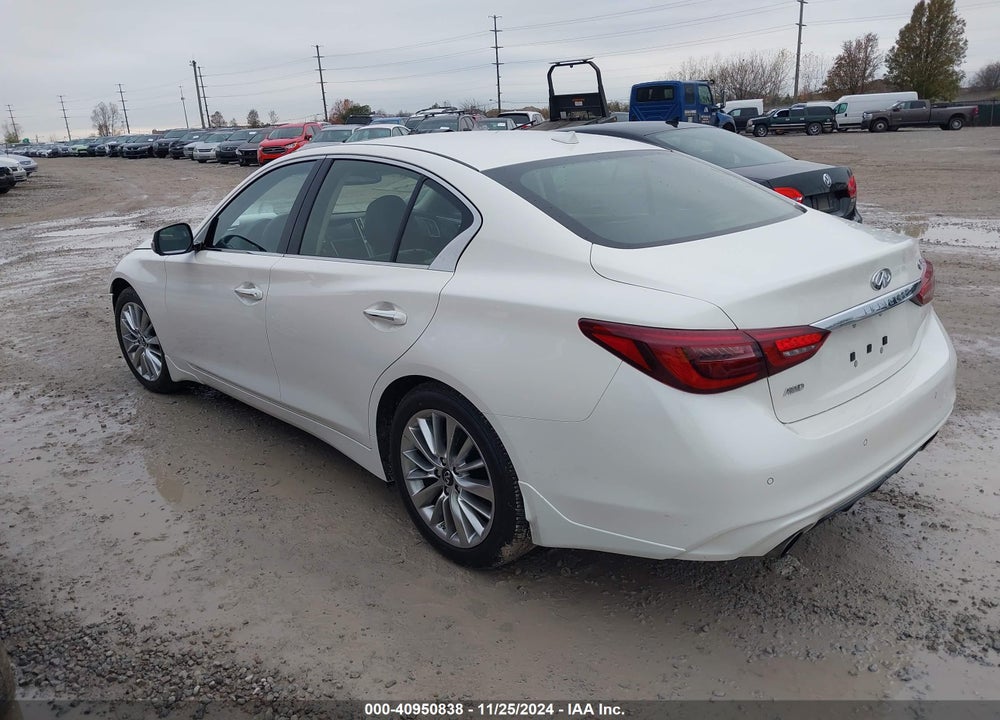 2021 INFINITI Q50 LUXE AWD VIN: JN1EV7BR0MM753606