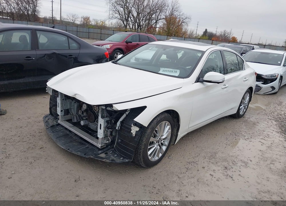 2021 INFINITI Q50 LUXE AWD VIN: JN1EV7BR0MM753606