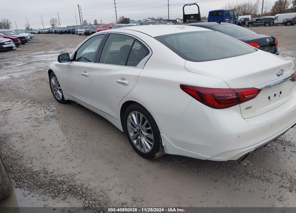 2021 INFINITI Q50 LUXE AWD VIN: JN1EV7BR0MM753606