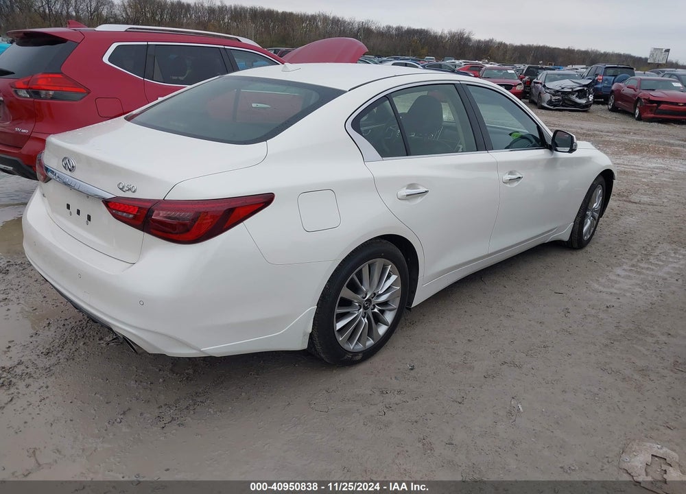 2021 INFINITI Q50 LUXE AWD VIN: JN1EV7BR0MM753606