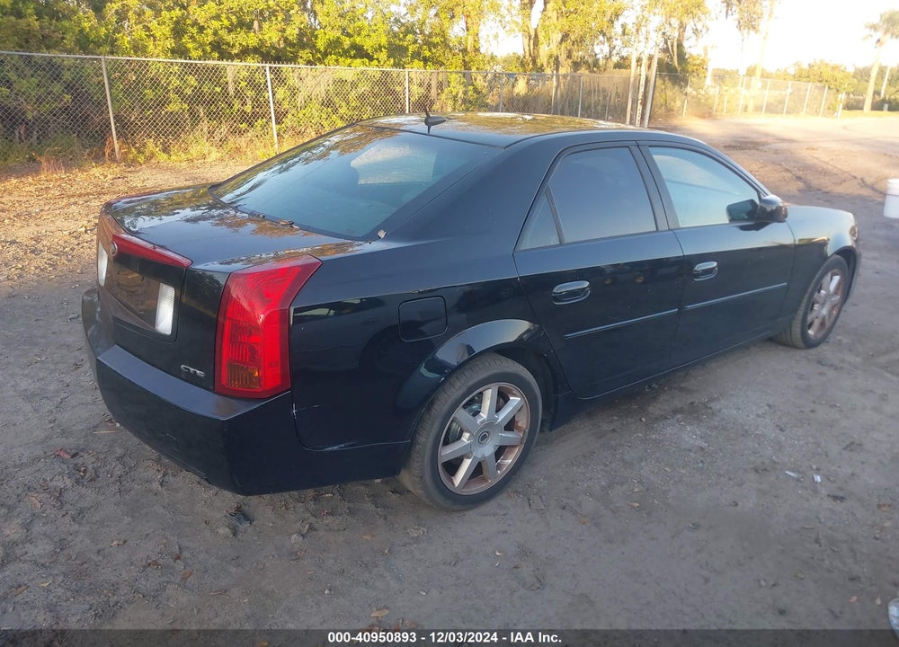 2005 CADILLAC CTS STANDARD VIN: 1G6DP567050196708