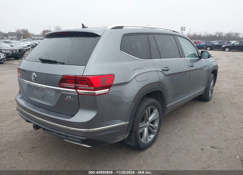 2019 VOLKSWAGEN ATLAS 3.6L V6 SE W/TECHNOLOGY R-LINE VIN: 1V2XR2CA8KC606070