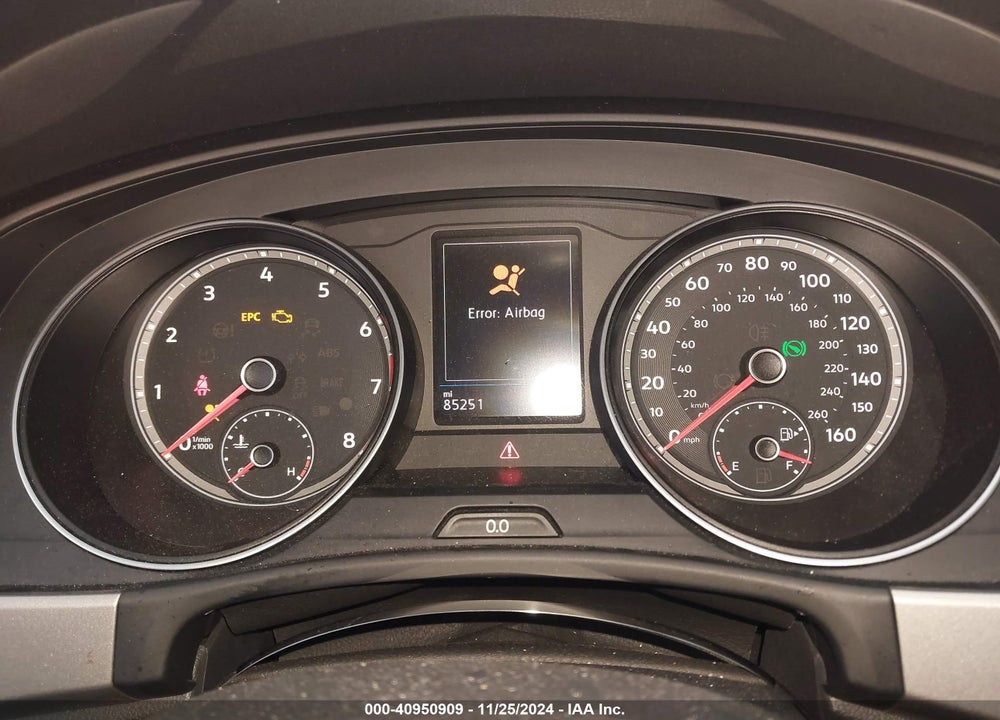 2019 VOLKSWAGEN ATLAS 3.6L V6 SE W/TECHNOLOGY R-LINE VIN: 1V2XR2CA8KC606070