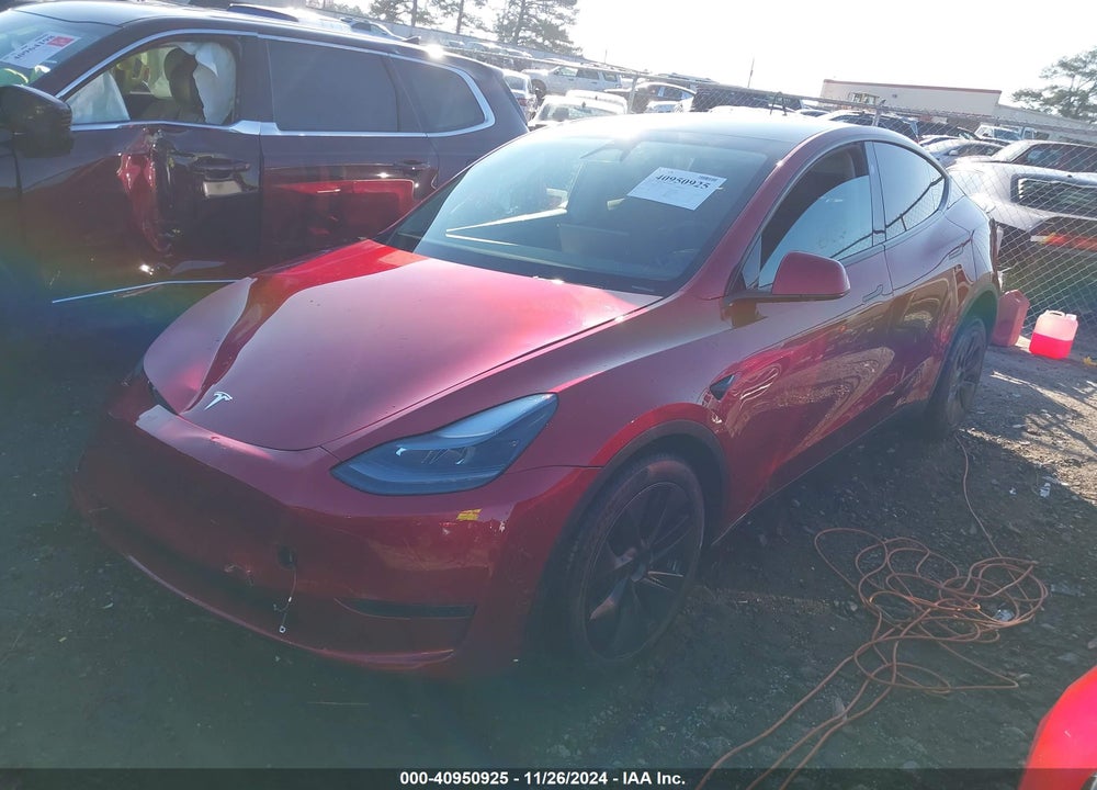 2024 TESLA MODEL Y LONG RANGE DUAL MOTOR ALL-WHEEL DRIVE/RWD VIN: 7SAYGDED7RA310226