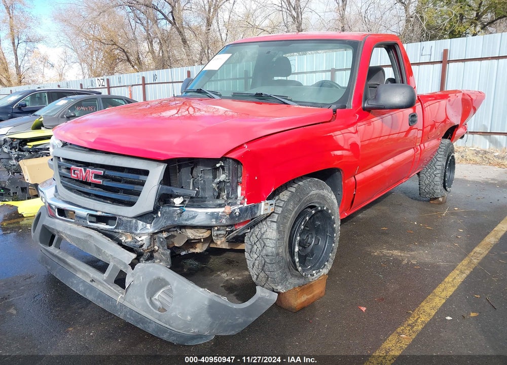 2005 GMC SIERRA 1500 WORK TRUCK VIN: 1GTEK14X75Z255731