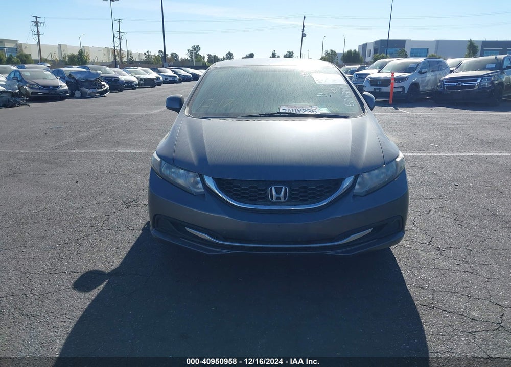 2013 HONDA CIVIC LX VIN: 19XFB2F57DE247614