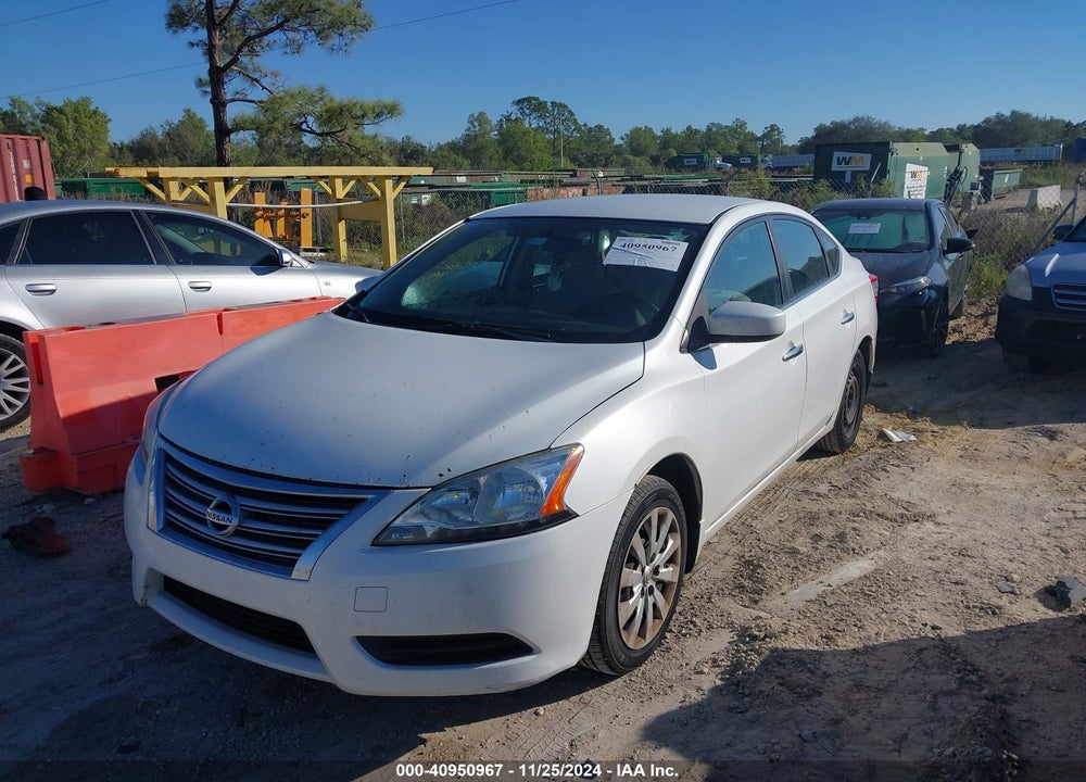 2015 NISSAN SENTRA SV VIN: 3N1AB7AP4FL675285