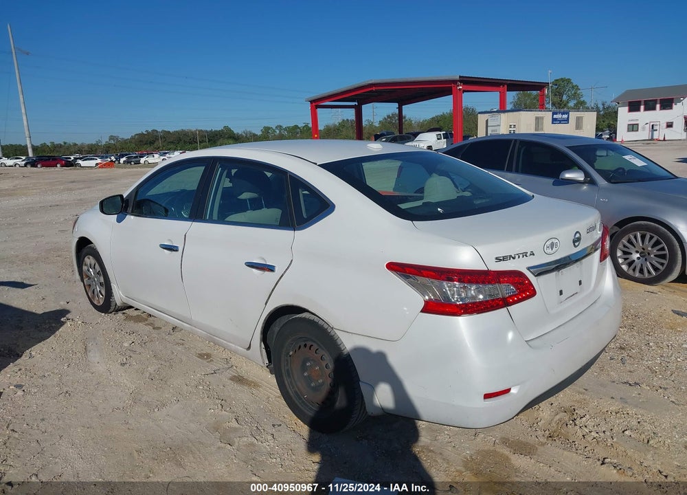 2015 NISSAN SENTRA SV VIN: 3N1AB7AP4FL675285