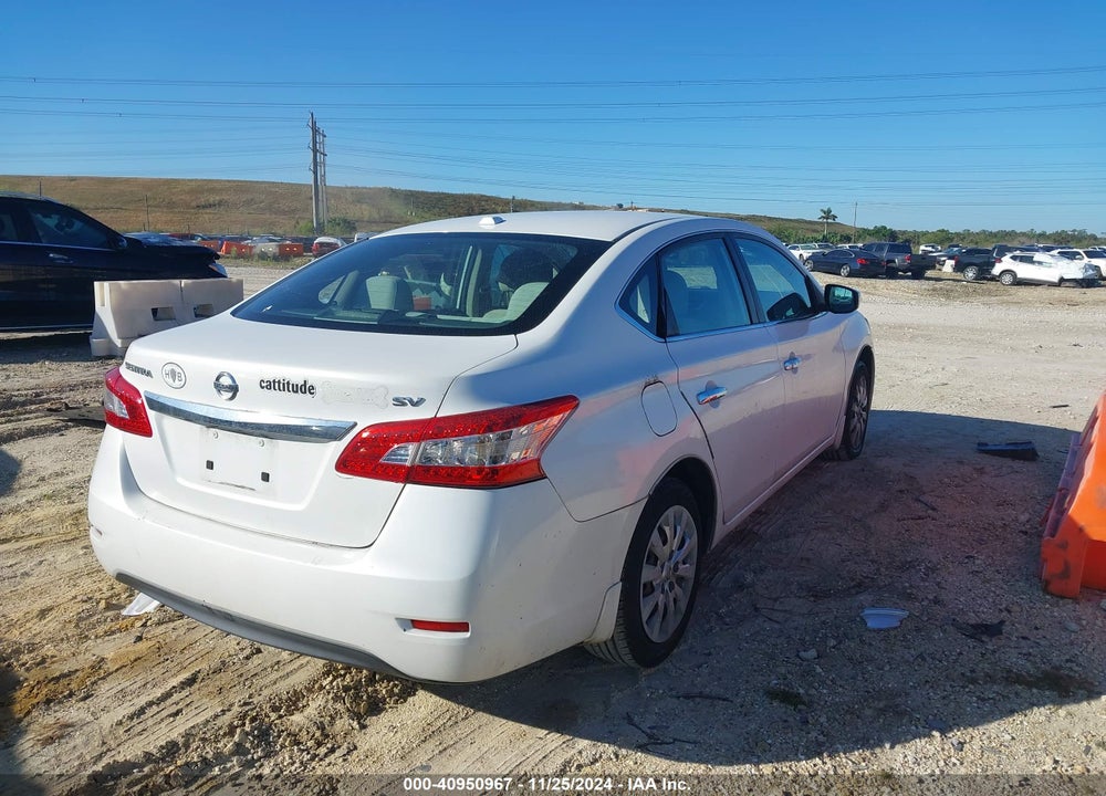 2015 NISSAN SENTRA SV VIN: 3N1AB7AP4FL675285