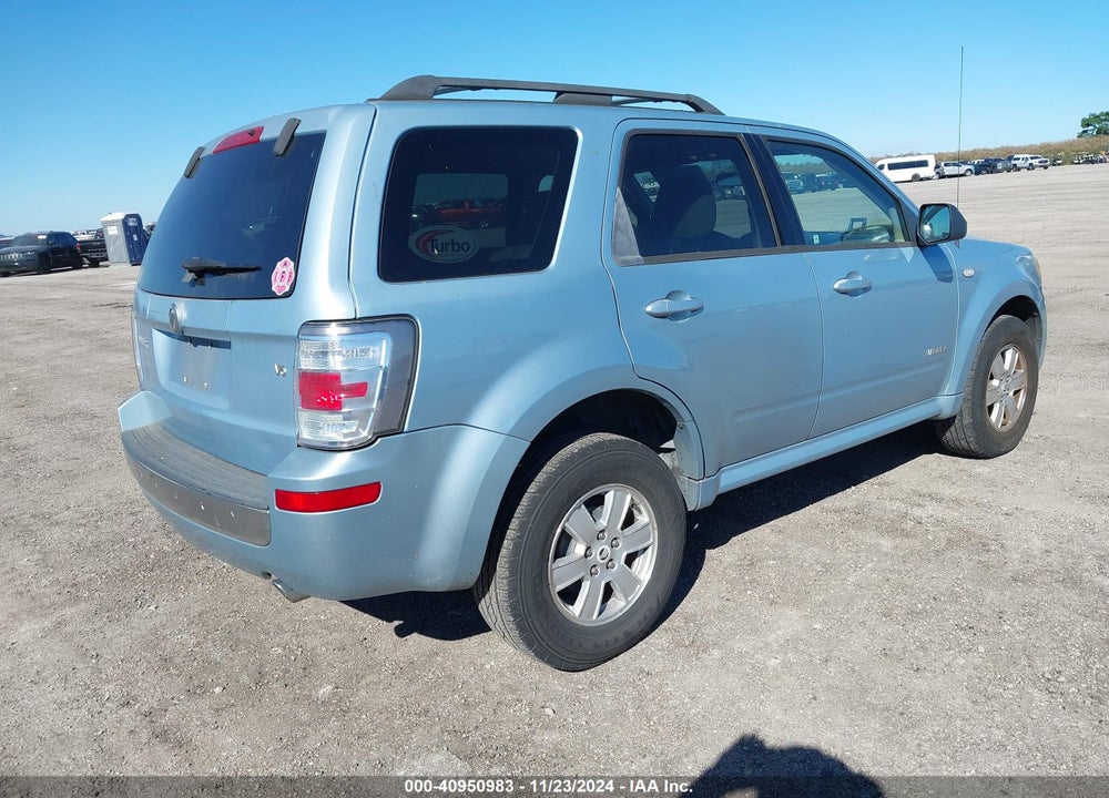 2008 MERCURY MARINER V6 VIN: 4M2CU81188KJ23336