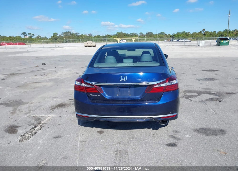 2016 HONDA ACCORD VIN: 1HGCR2F35GA143810