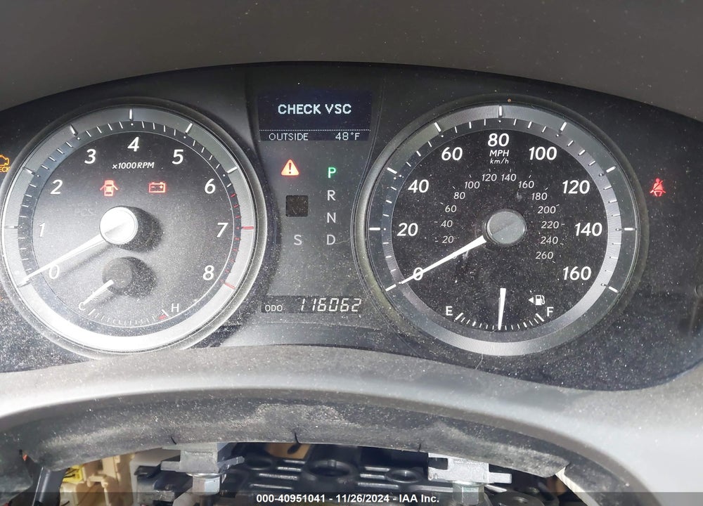 2007 LEXUS ES VIN: JTHBJ46G772036248