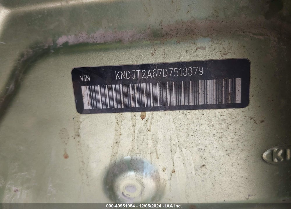 2013 KIA SOUL VIN: KNDJT2A67D7513379