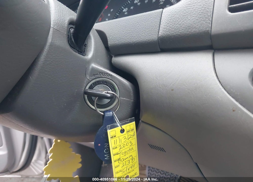2003 TOYOTA CAMRY LE VIN: 4T1BE32K93U772130