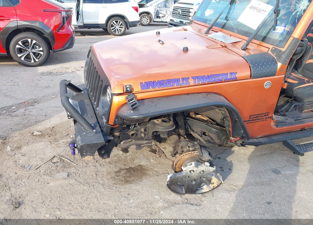 2010 JEEP WRANGLER UNLIMITED SPORT VIN: 1J4BA3H10AL201198
