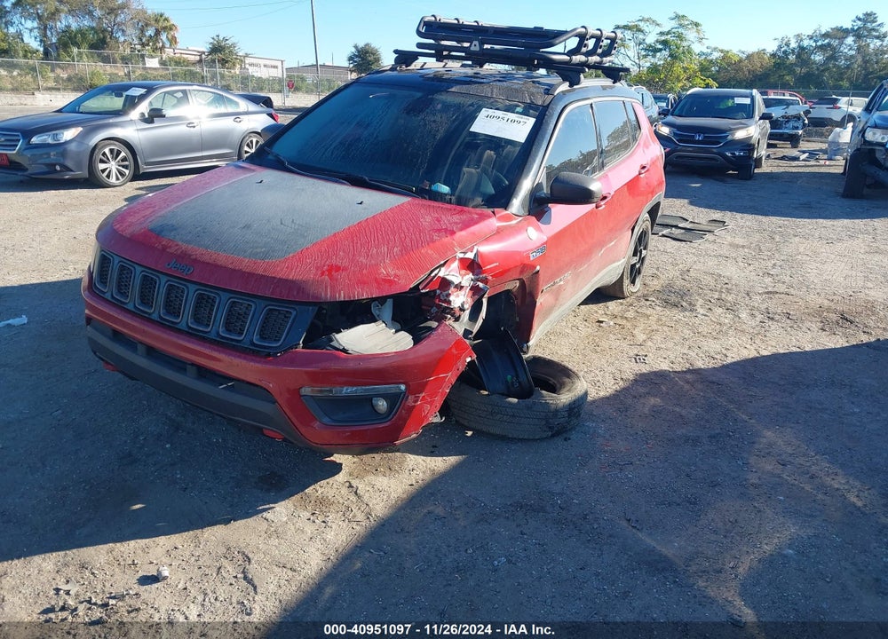 2019 JEEP COMPASS TRAILHAWK 4X4 VIN: 3C4NJDDB6KT650091
