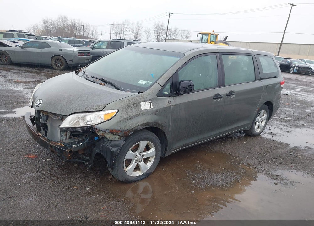 2011 TOYOTA SIENNA BASE V6 VIN: 5TDZK3DC1BS017039