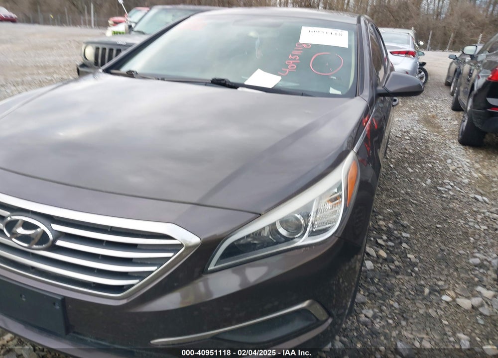 2016 HYUNDAI SONATA SE VIN: 5NPE24AF7GH359546