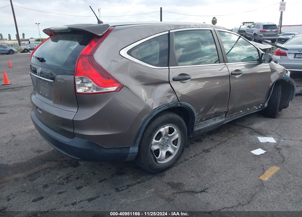 2012 HONDA CR-V LX VIN: 5J6RM3H33CL042204
