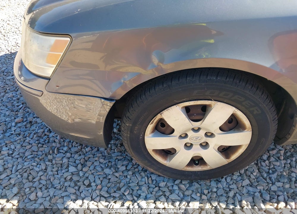2009 HYUNDAI SONATA GLS VIN: 5NPET46F79H459820