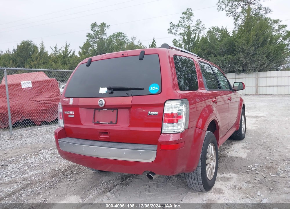 2011 MERCURY MARINER PREMIER VIN: 4M2CN8HG4BKJ04877
