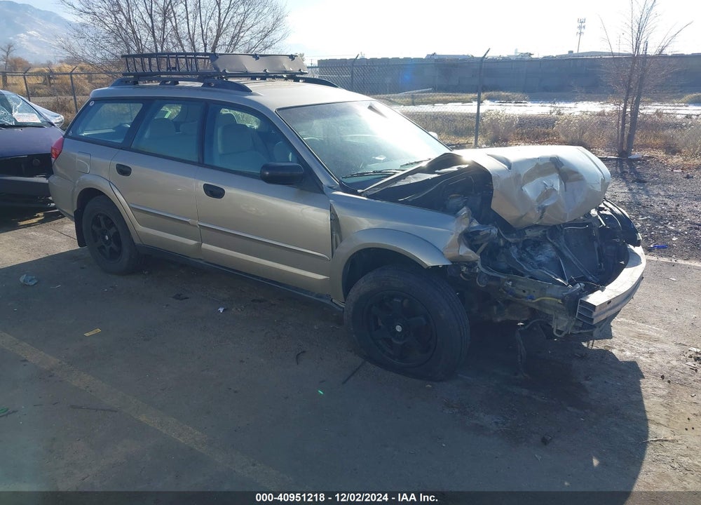 2008 SUBARU OUTBACK VIN: 4S4BP60C186302435
