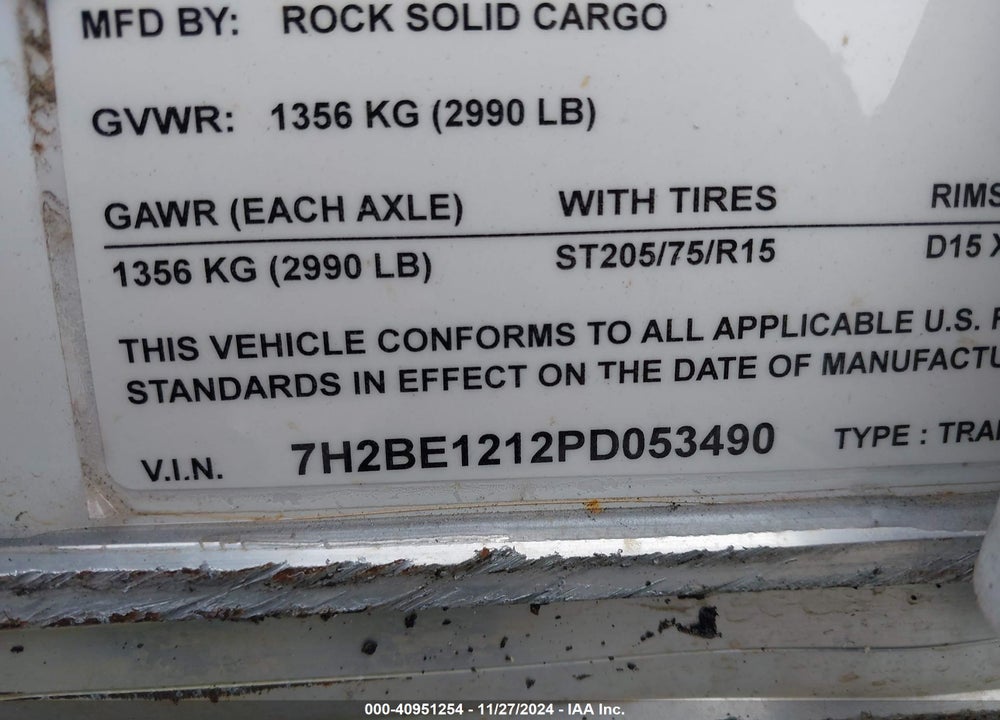 2023 OTHER --- VIN: 7H2BE1212PD053490
