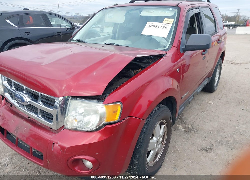 2008 FORD ESCAPE XLT VIN: 1FMCU93138KC06600