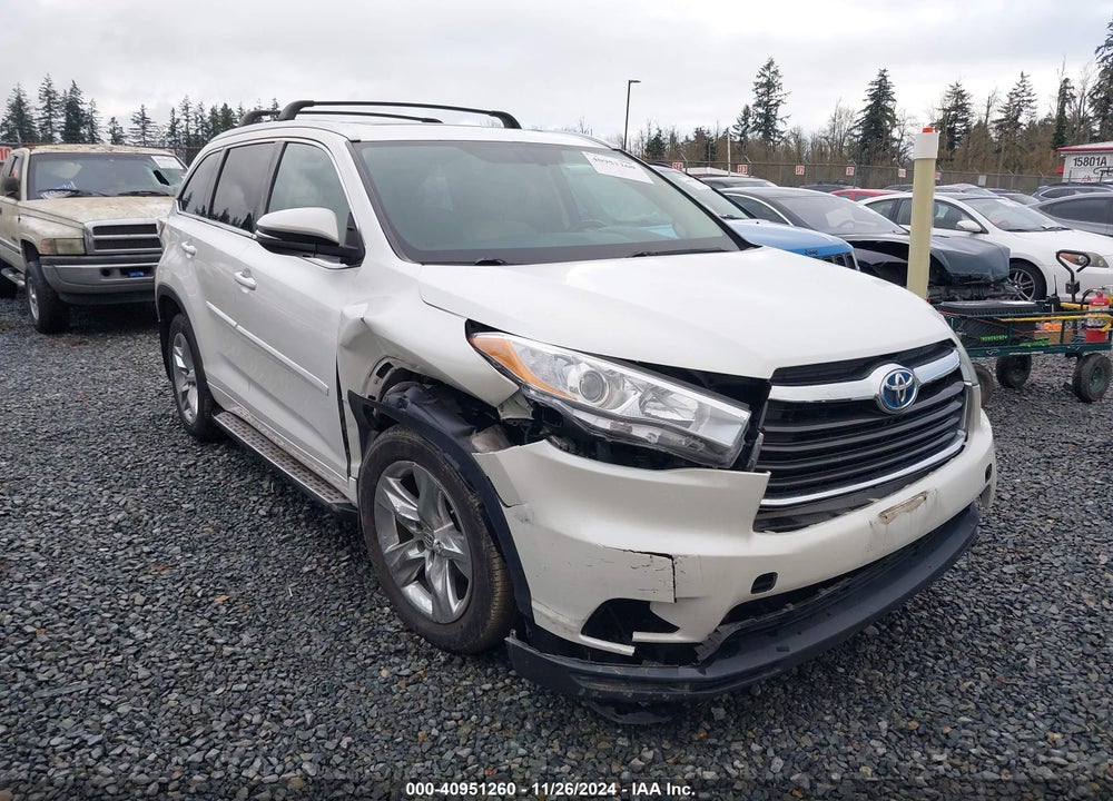 2014 TOYOTA HIGHLANDER HYBRID LIMITED VIN: 5TDDCRFH6ES004987