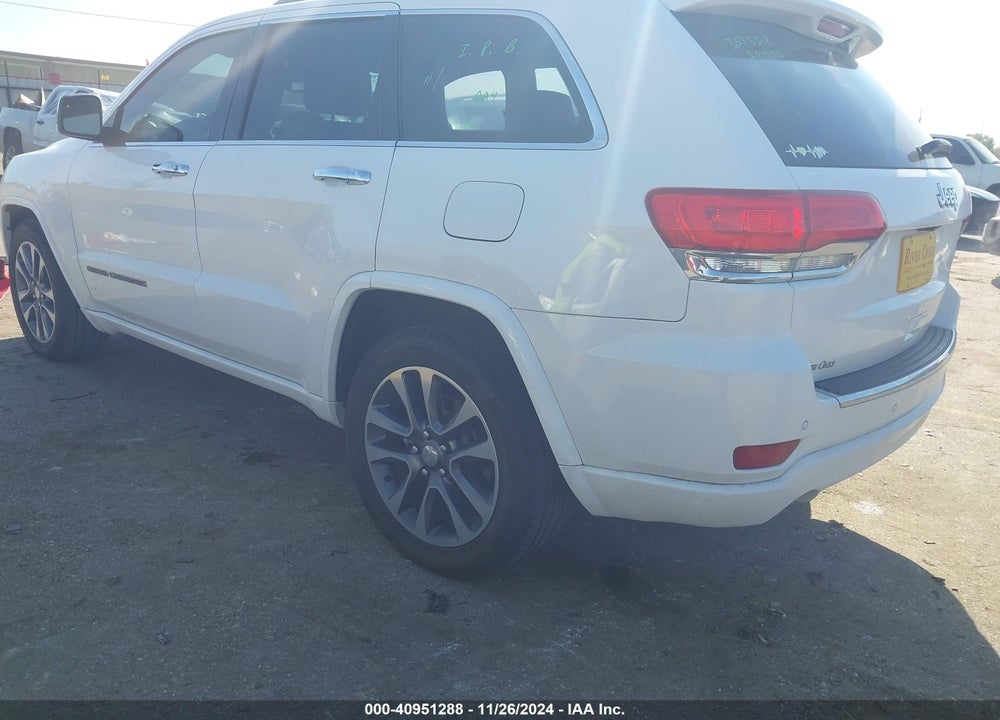 2017 JEEP GRAND CHEROKEE OVERLAND 4X2 VIN: 1C4RJECG0HC804786