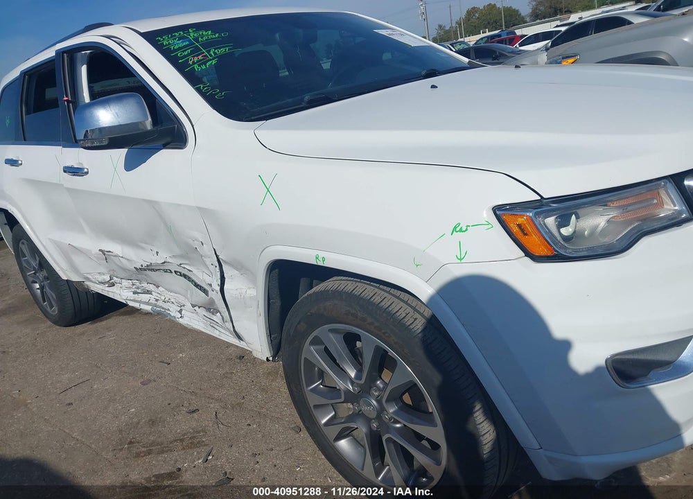 2017 JEEP GRAND CHEROKEE OVERLAND 4X2 VIN: 1C4RJECG0HC804786