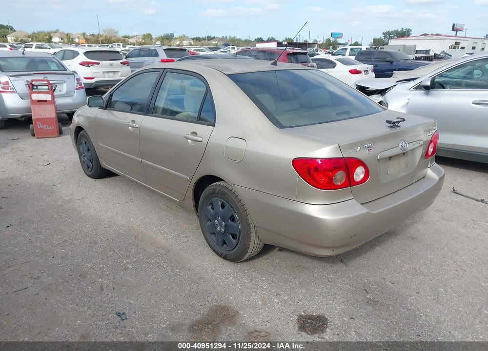 2005 TOYOTA COROLLA LE VIN: 1NXBR32E55Z520456