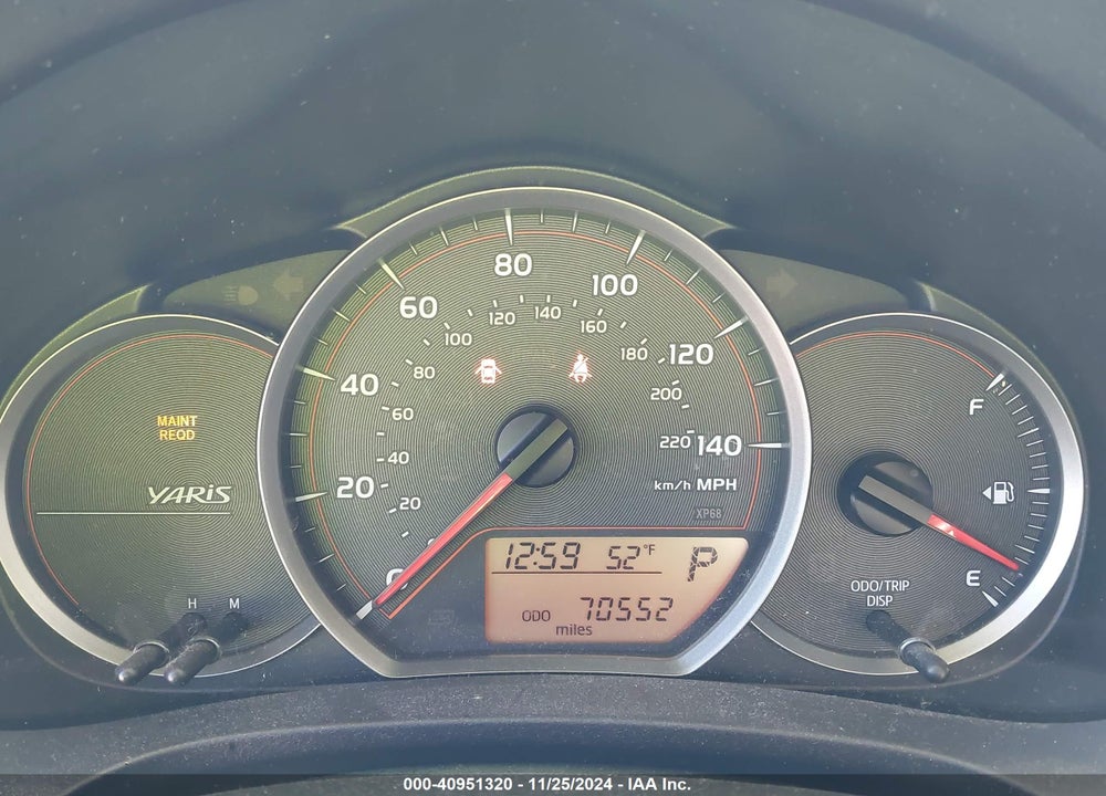 2012 TOYOTA YARIS L VIN: JTDKTUD32CD535503