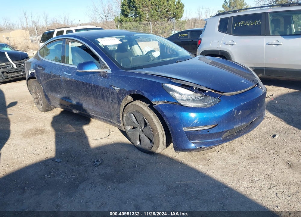 2019 TESLA MODEL 3 LONG RANGE/PERFORMANCE VIN: 5YJ3E1EB7KF387729