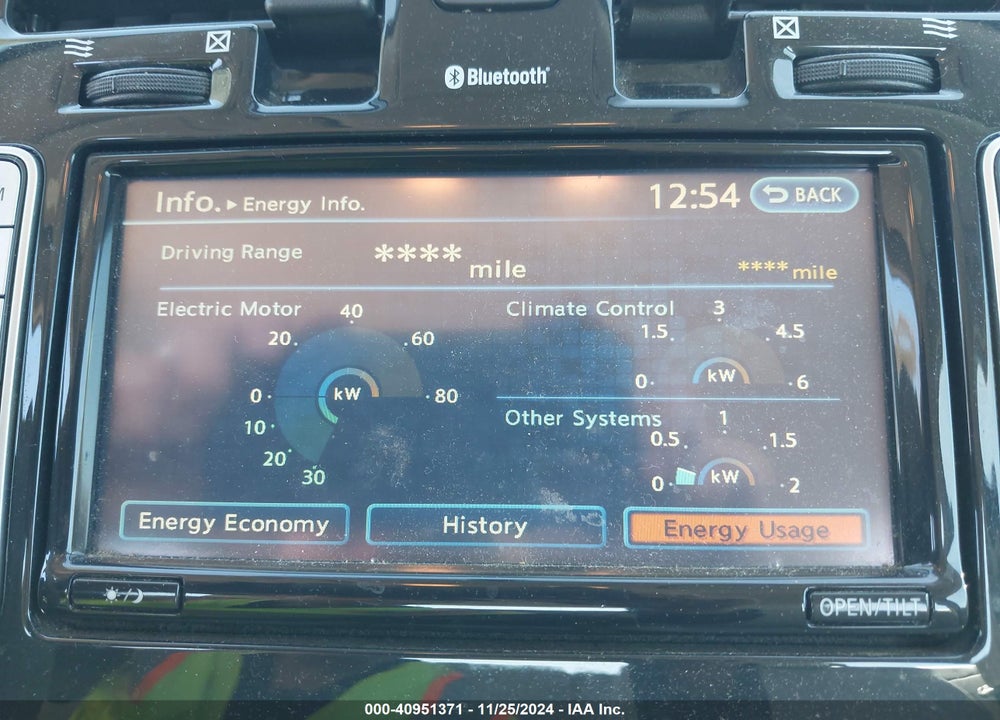 2011 NISSAN LEAF SL VIN: JN1AZ0CP6BT002343