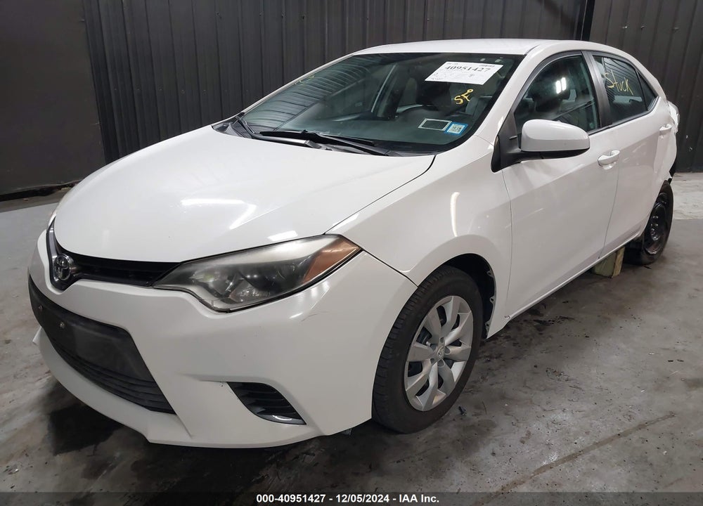 2015 TOYOTA COROLLA LE VIN: 2T1BURHE5FC268591