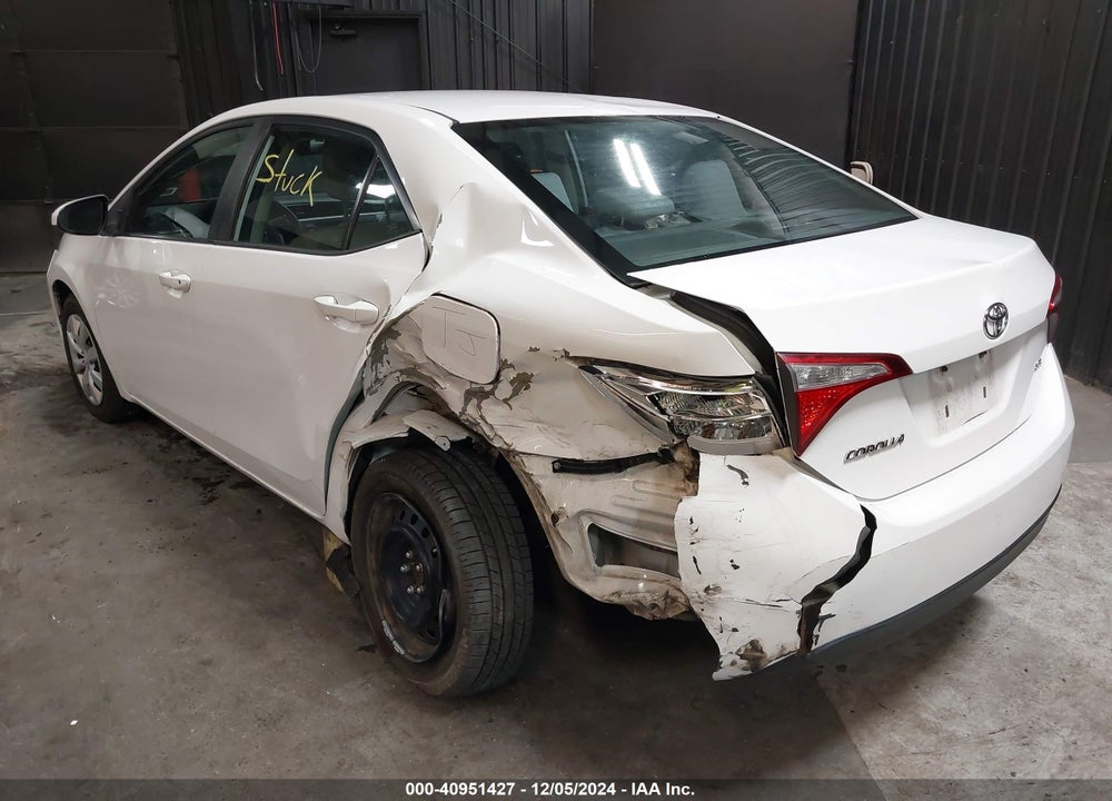 2015 TOYOTA COROLLA LE VIN: 2T1BURHE5FC268591