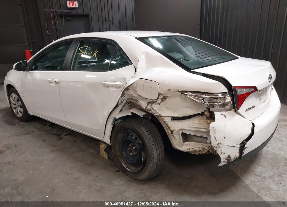 2015 TOYOTA COROLLA LE VIN: 2T1BURHE5FC268591