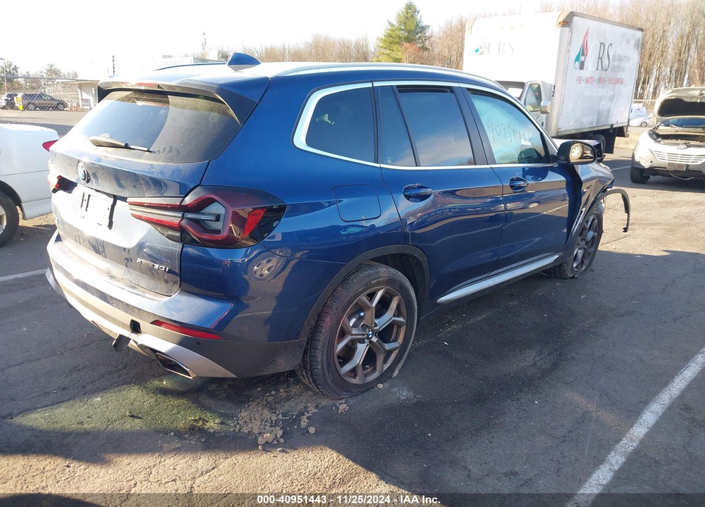 2022 BMW X3 XDRIVE30I VIN: 5UX53DP01N9J32020