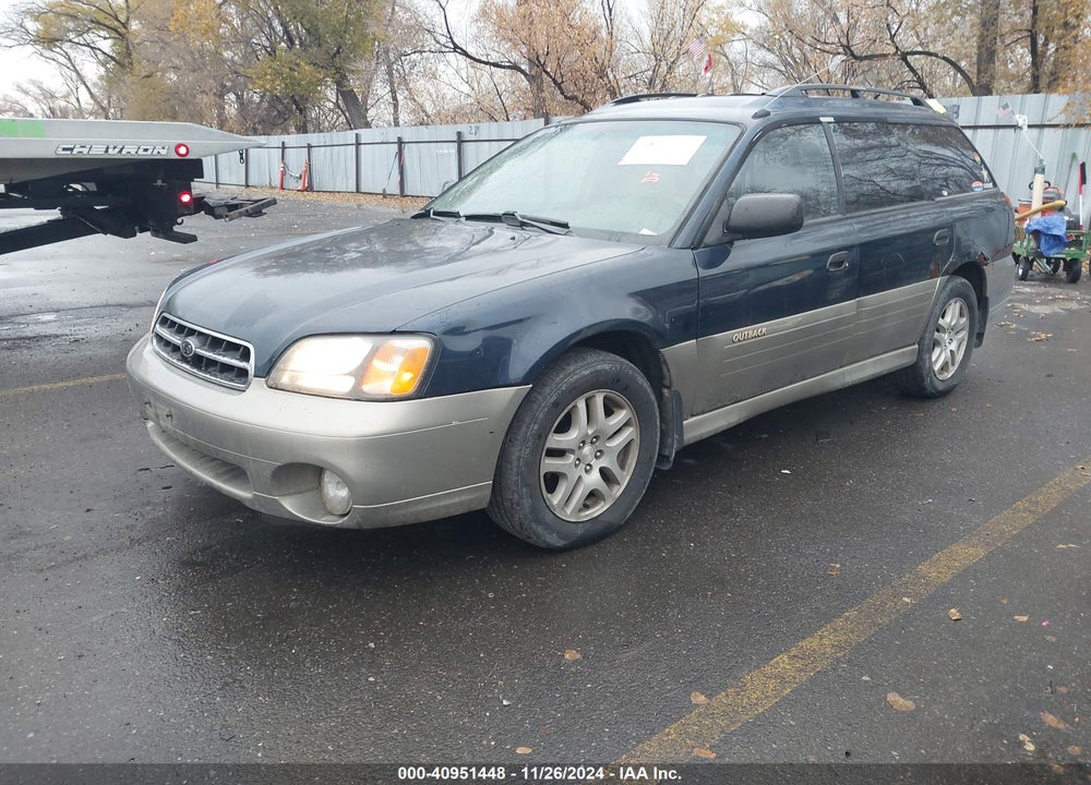 2000 SUBARU OUTBACK VIN: 4S3BH6657Y6652307