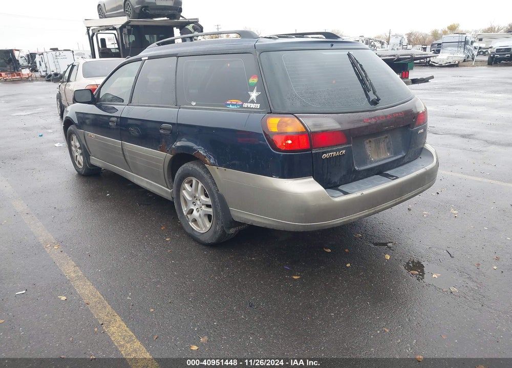 2000 SUBARU OUTBACK VIN: 4S3BH6657Y6652307