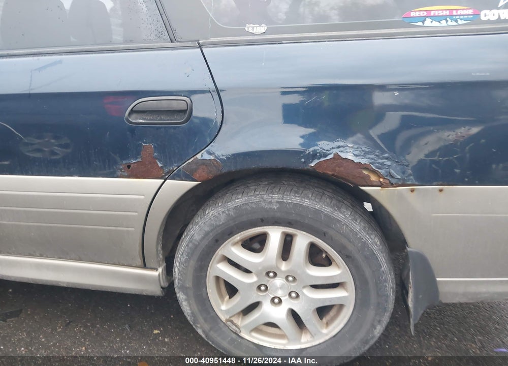 2000 SUBARU OUTBACK VIN: 4S3BH6657Y6652307