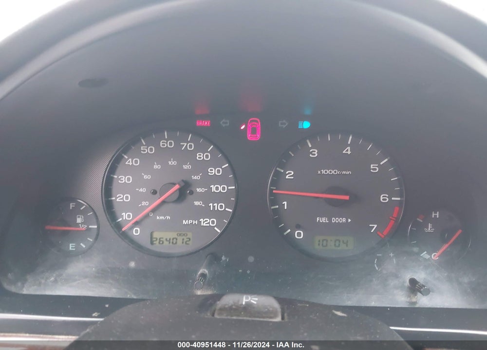 2000 SUBARU OUTBACK VIN: 4S3BH6657Y6652307