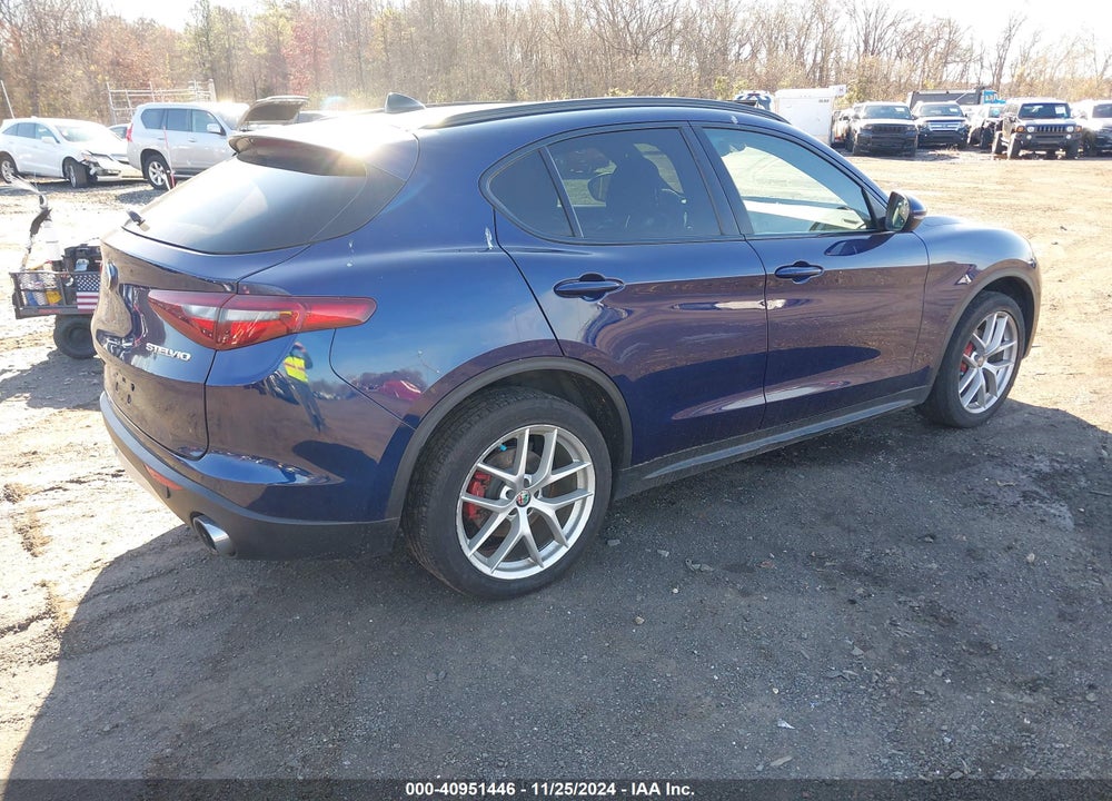 2018 ALFA ROMEO STELVIO TI SPORT AWD VIN: ZASFAKNNXJ7C26487