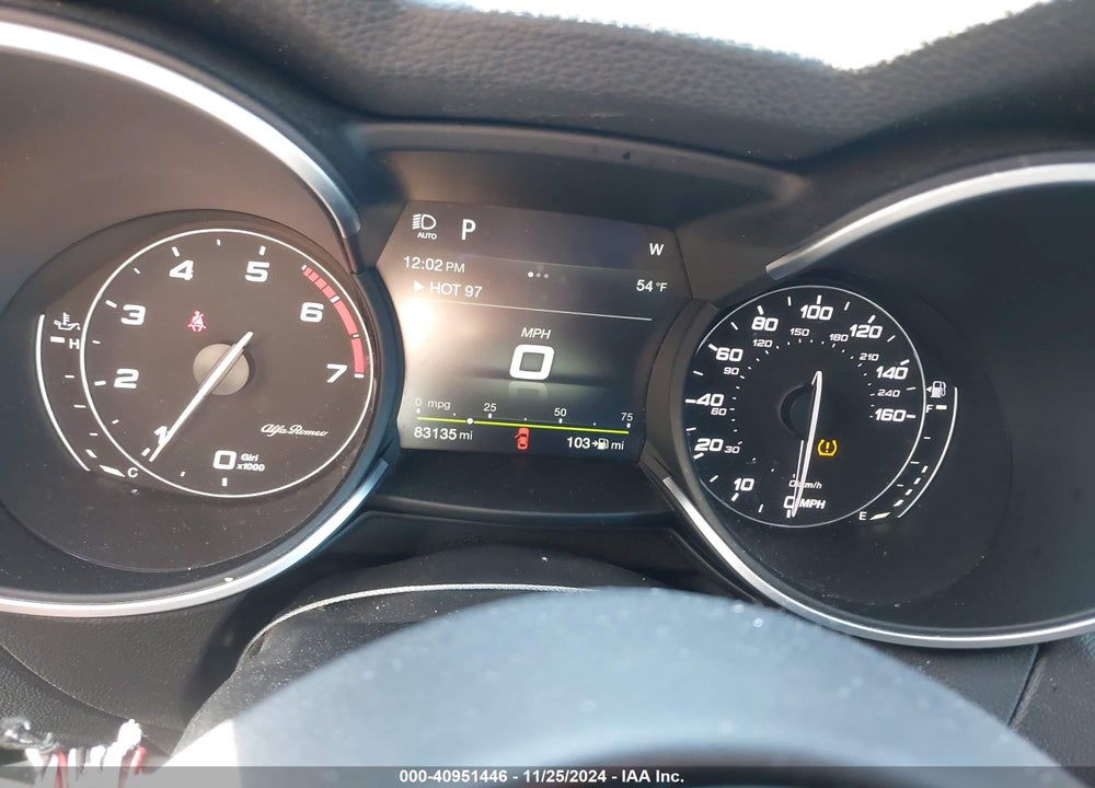 2018 ALFA ROMEO STELVIO TI SPORT AWD VIN: ZASFAKNNXJ7C26487